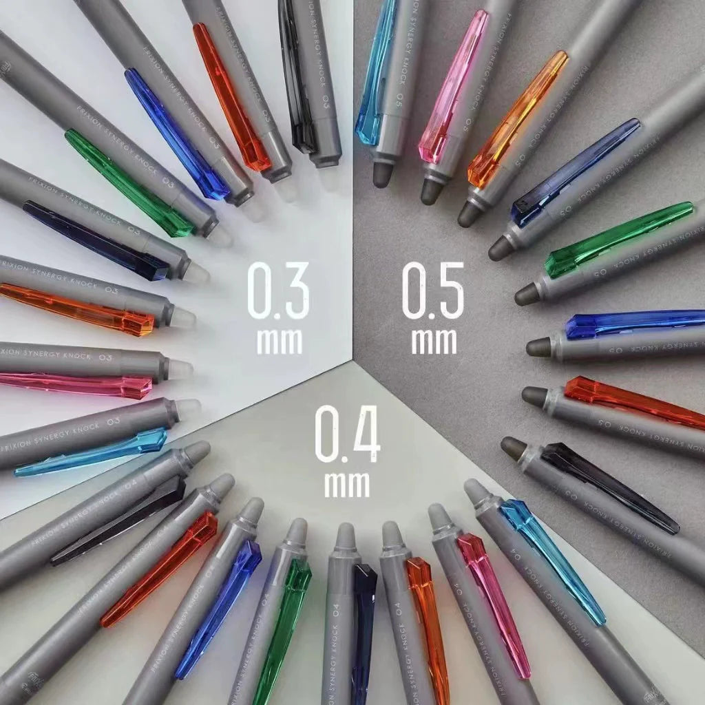Pilot Frixion Synergy Knock 8 Color Ballpoint Pen Set