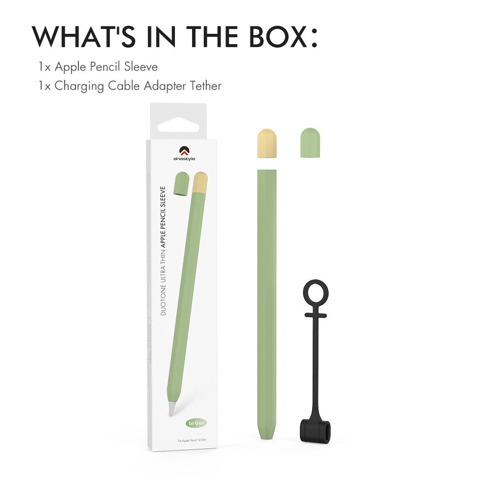 AhaStyle Classic Pencil Case Compatible with Apple Pencil 1st Generation Green