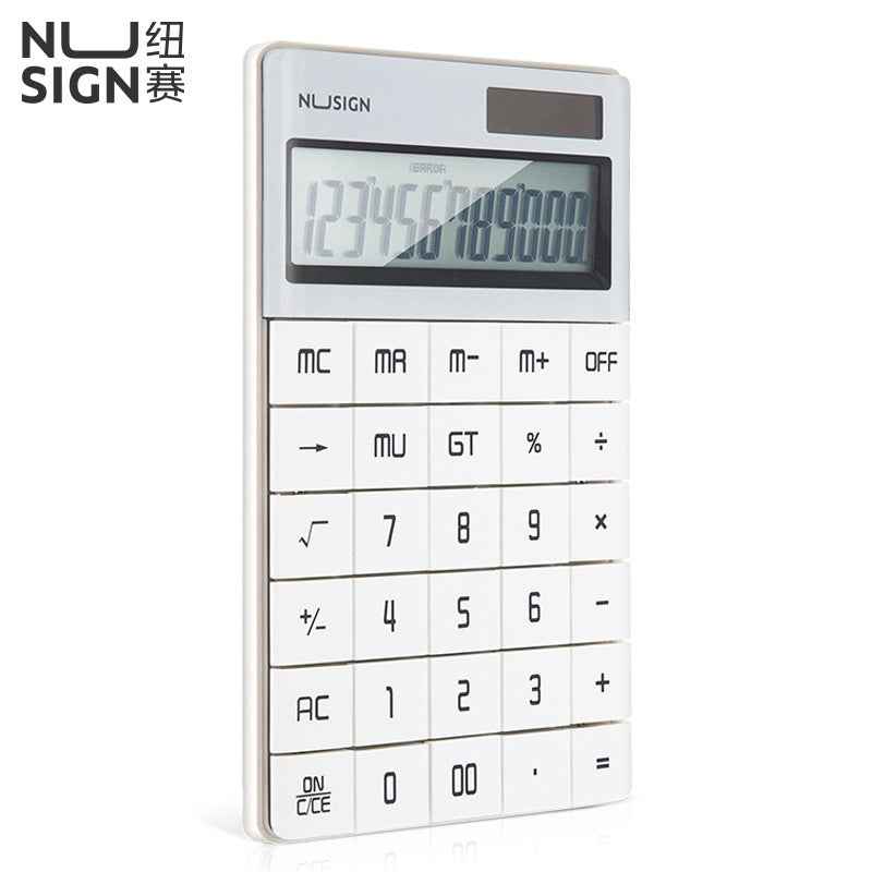 DELI NUSIGN NS041 Desk Calculator 12 Digit Large Display - TTpen
