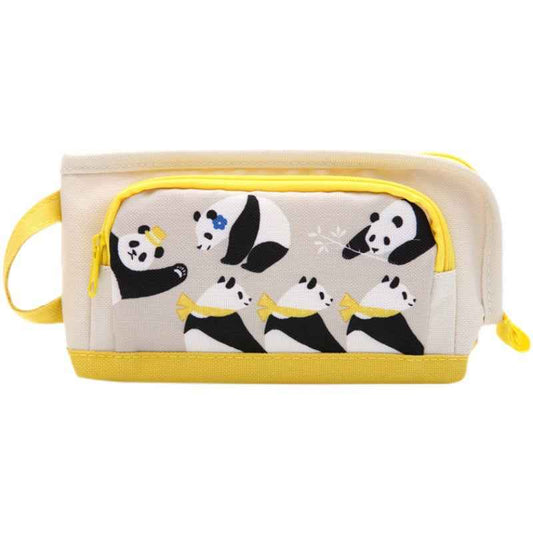 KOKUYO Cute Panda Pencil Case Stationery Pen Pouch