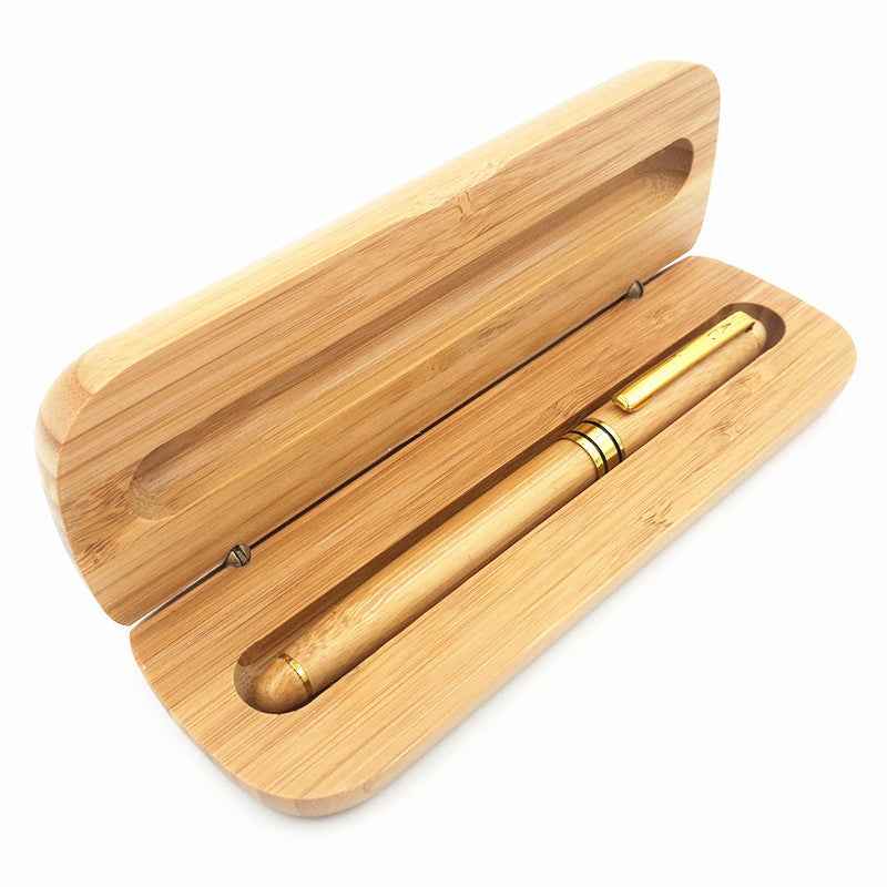 Bamboo Fountain Pen with Gift Pen Holder Case - TTpen