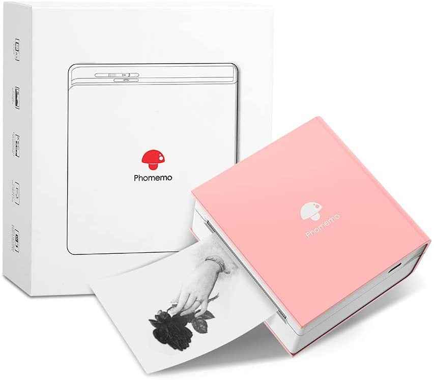 Phomemo M02 Sticker Printer Portable Thermal Label Printer with 1 Roll Paper - TTpen