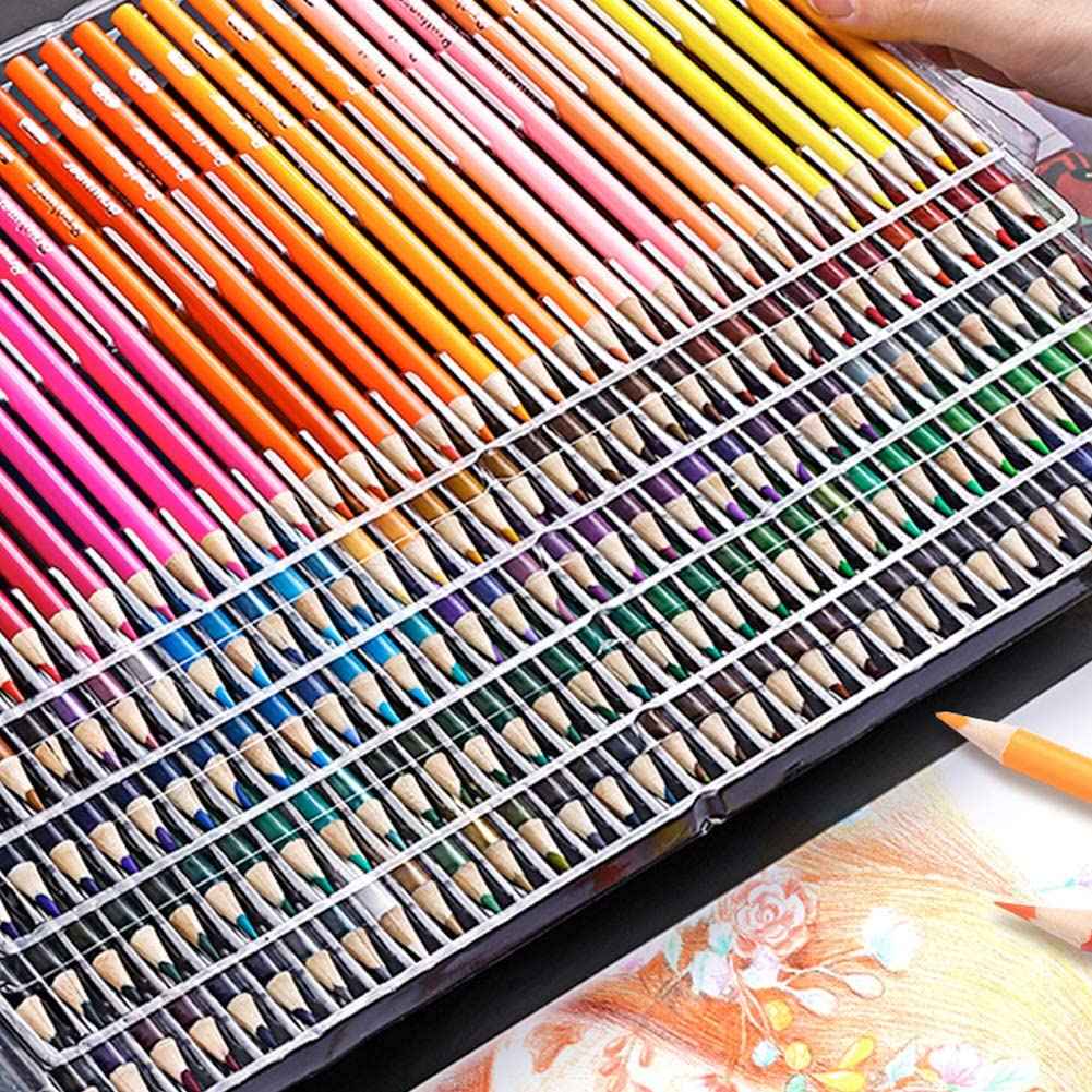 BRUTFUNER 160 Colors Oily Art Pre-Sharpened Coloured Pencils Set - TTpen