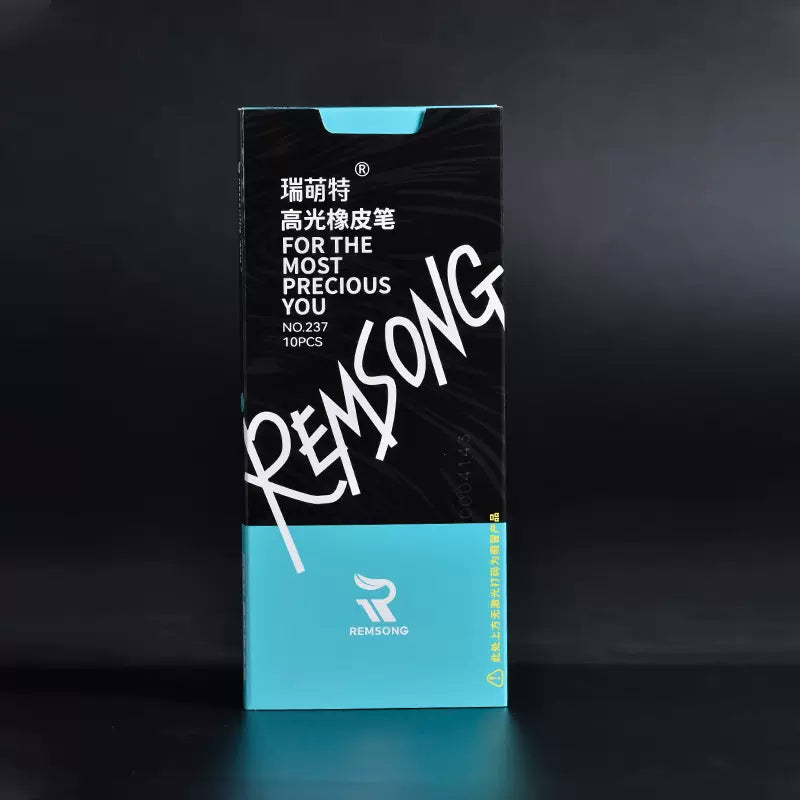 REMSONG Graphite Eraser Pencils Set 10 Count