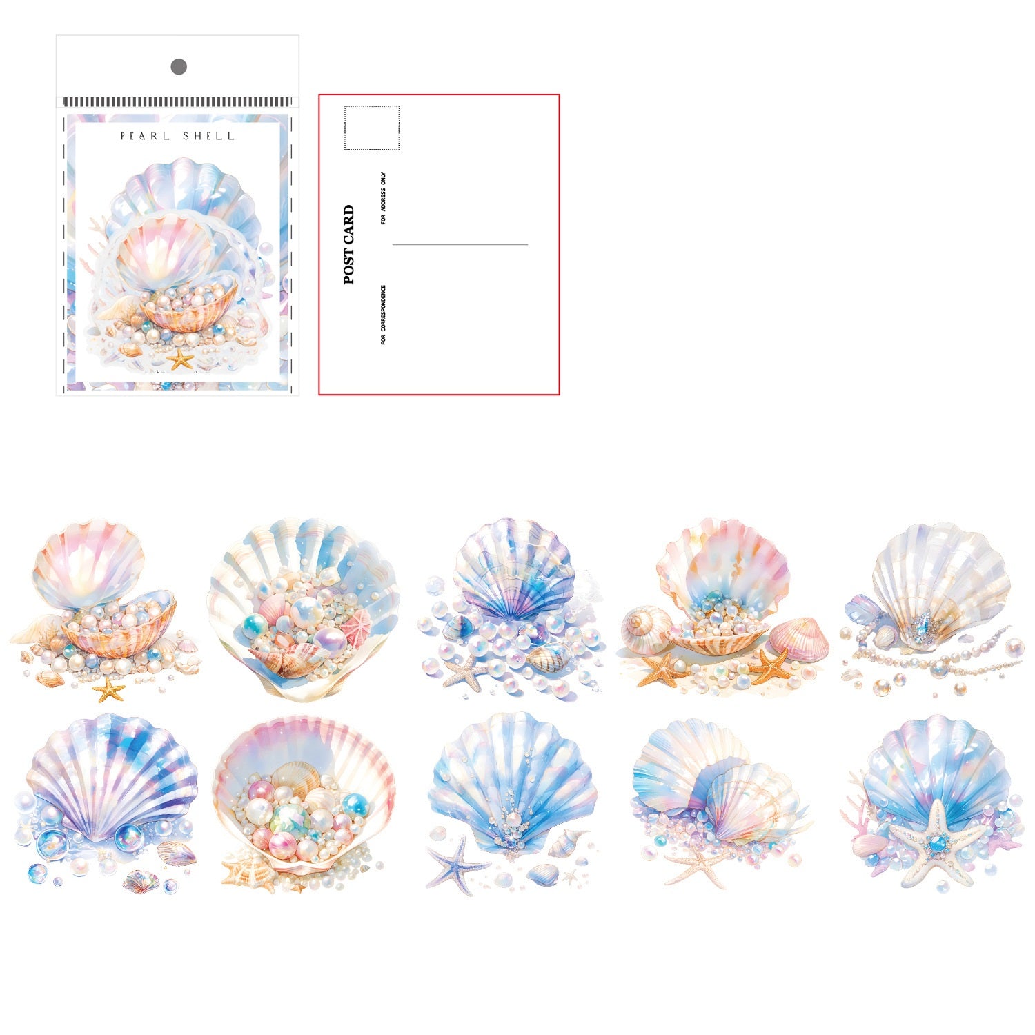 Dreamland Feather Sticker Set – 120 Sheets 70mm