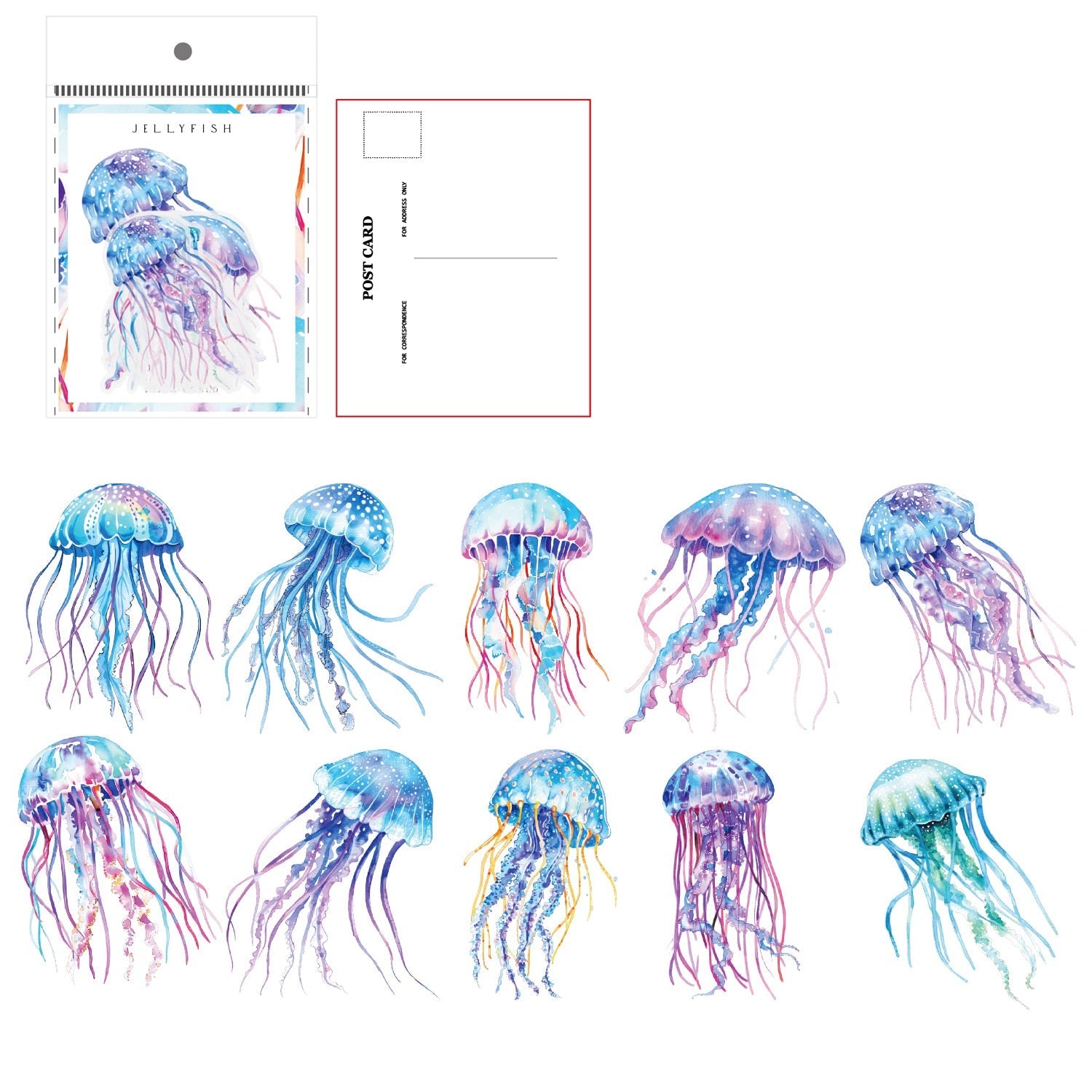 Dreamland Feather Sticker Set – 120 Sheets 70mm