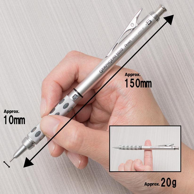 Pentel Graphgear 1000 MechanIcal Pencil Set with Leads Eraser