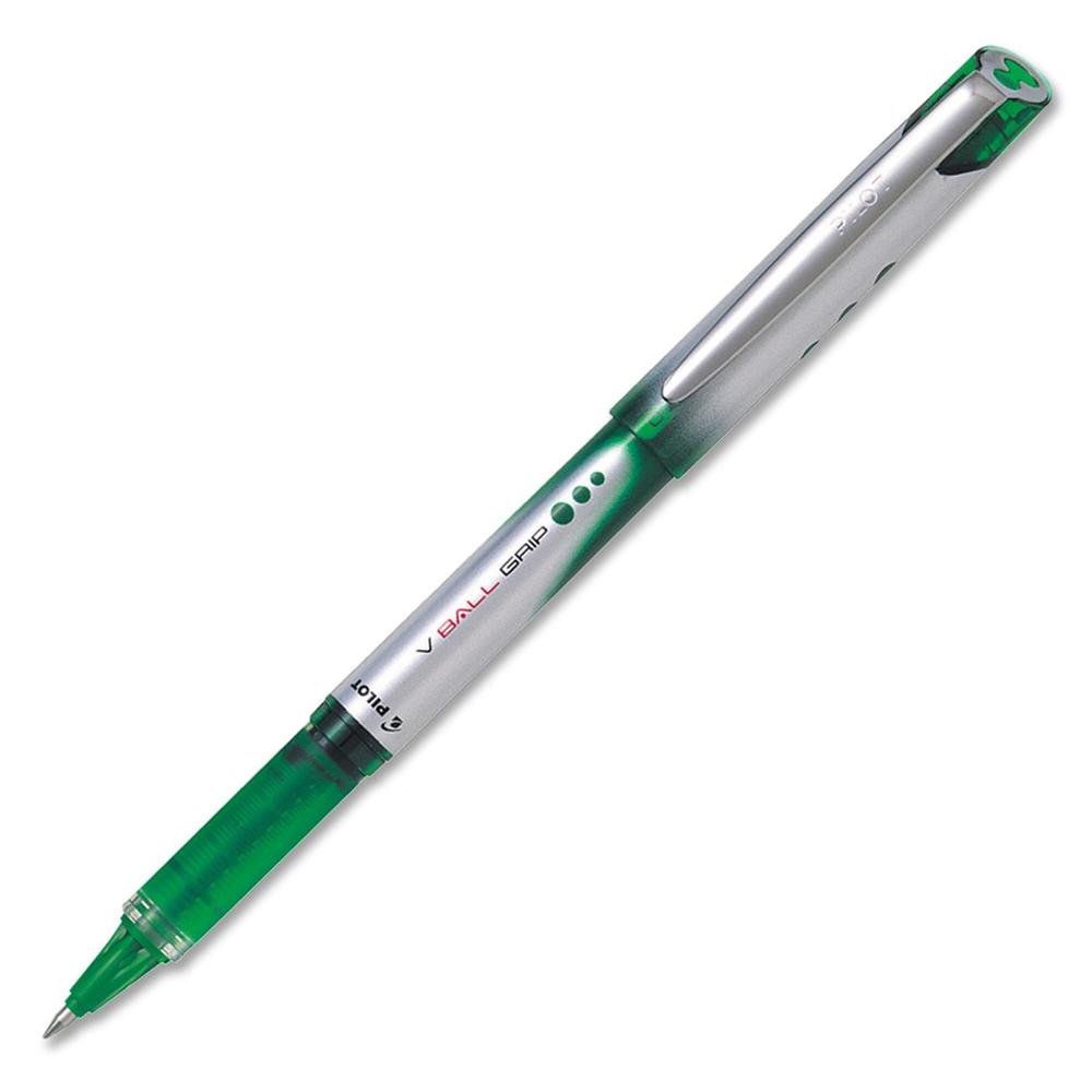 Pilot V Ball Grip Rollerball Pen 0.5mm,3 Count Green