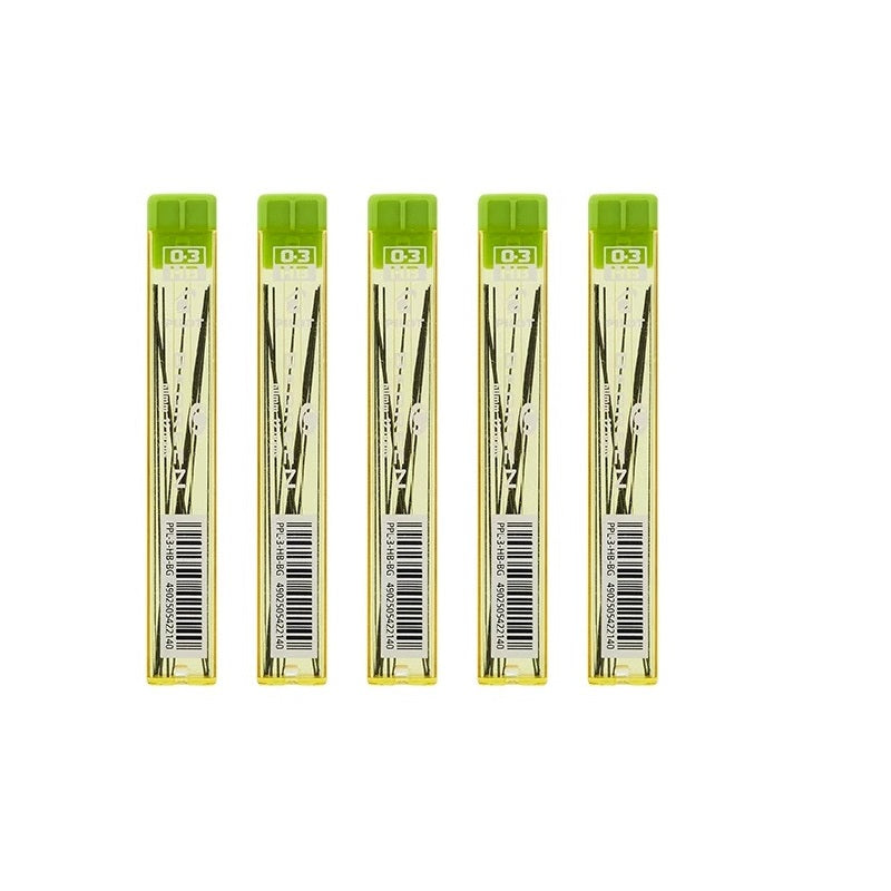 PILOT Begreen Pencil Refills,HB/2B Leads,0.3/0.5/0.7mm,5 Pack - TTpen