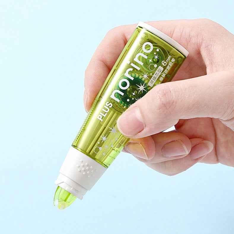 PLUS Glue Tape 1/4" Wide Adhesive,1 Body with 5 Refills