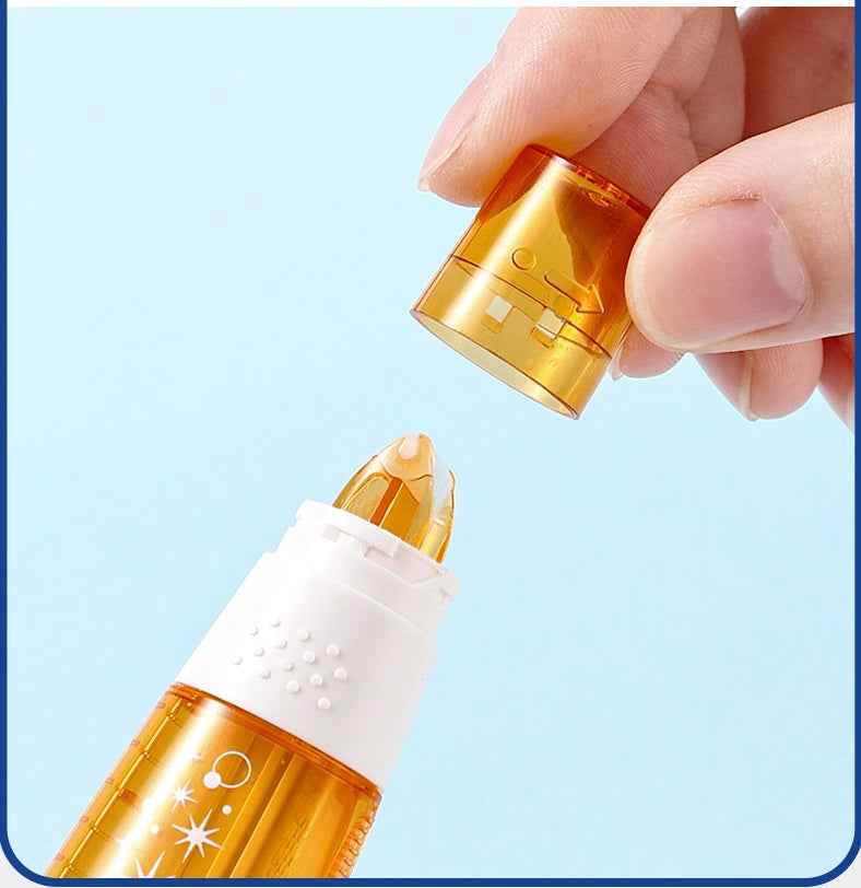 PLUS Glue Tape 1/4" Wide Adhesive,1 Body with 5 Refills