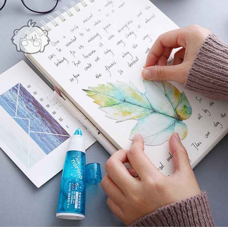 PLUS Glue Tape 1/4" Wide Adhesive,1 Body with 5 Refills