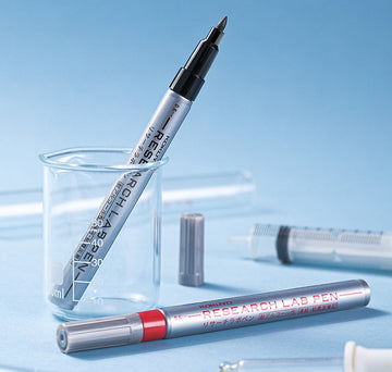 KOKUYO RESEARCH LAB PEN Alcohol-Resistant Marker Black and Red