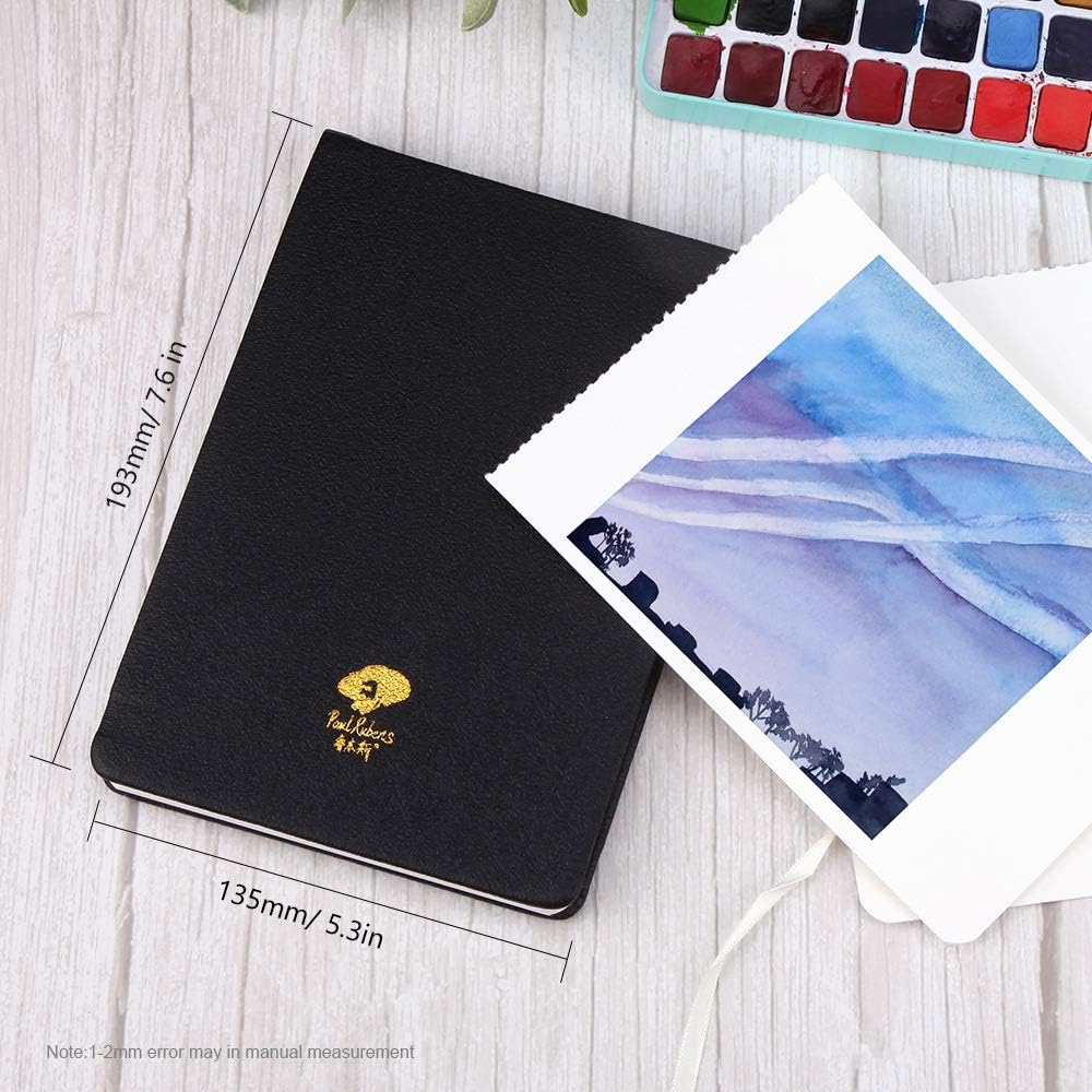 Paul Rubens Watercolor Journal 140lb Hot Pressed,20 Sheets