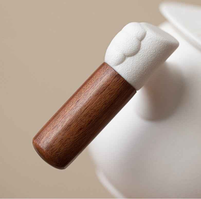 11oz Panda Tea Mug with Infuser and Lid Strainer Coaster