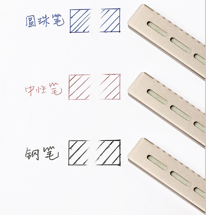 Pentel Clic Eraser Metal Shell for Pencil/Gel/Ballpoint Pen