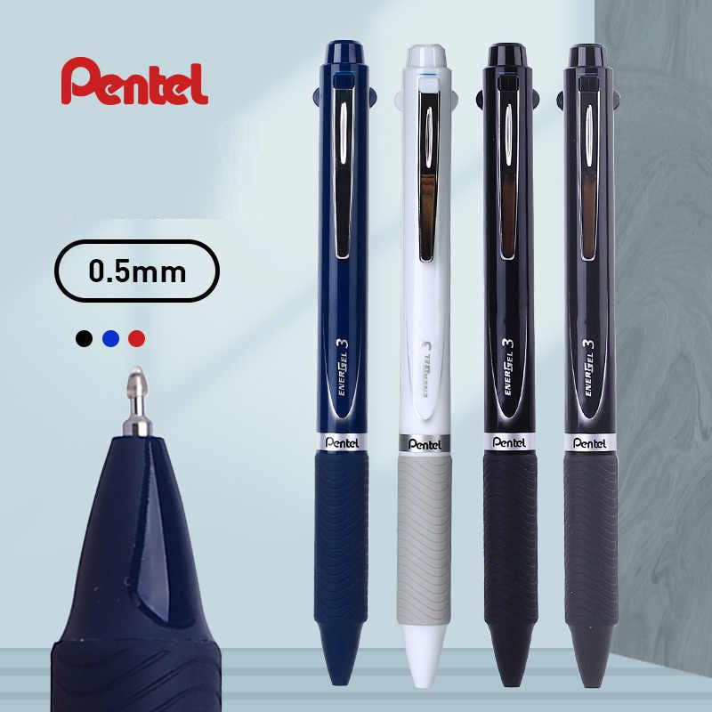 Pentel EnerGel 3 Multi-Function,3-Ink Gel Pen, (0.5mm)