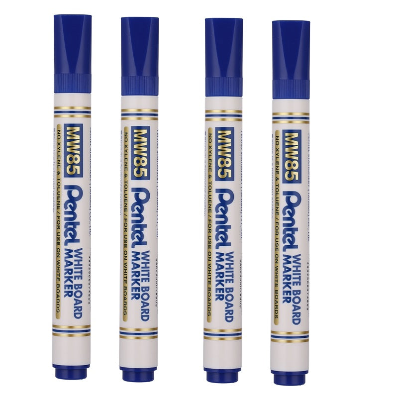 Pentel Everyday Drywipe White Board Markers 2.0mm Bullet Point MW85 4 Pack