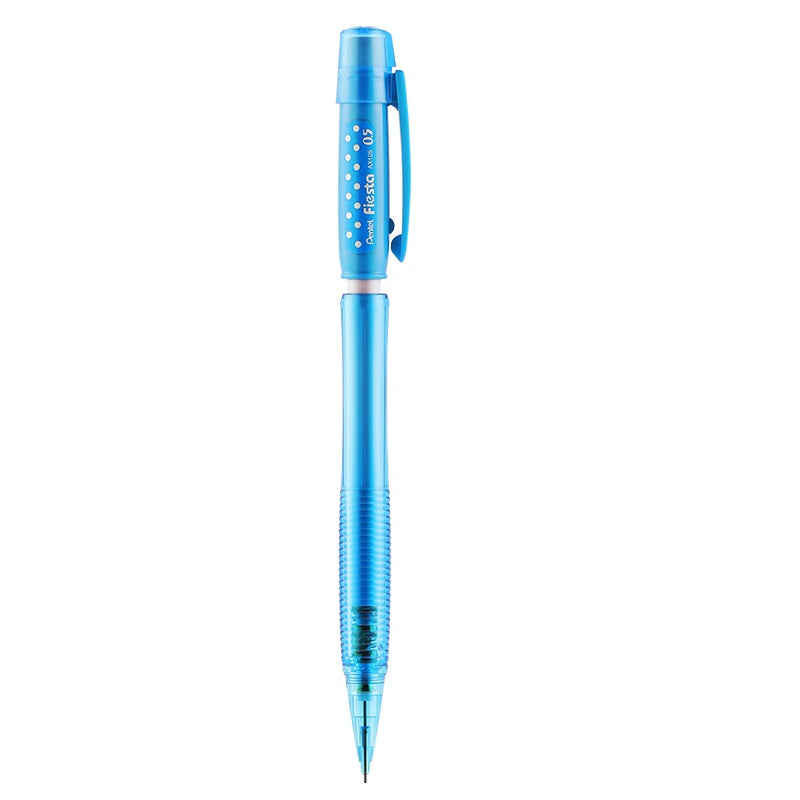 Pentel Fiesta Mechanical Pencil AX105 0.5mm Dot Barrel - 4 Colors Pack