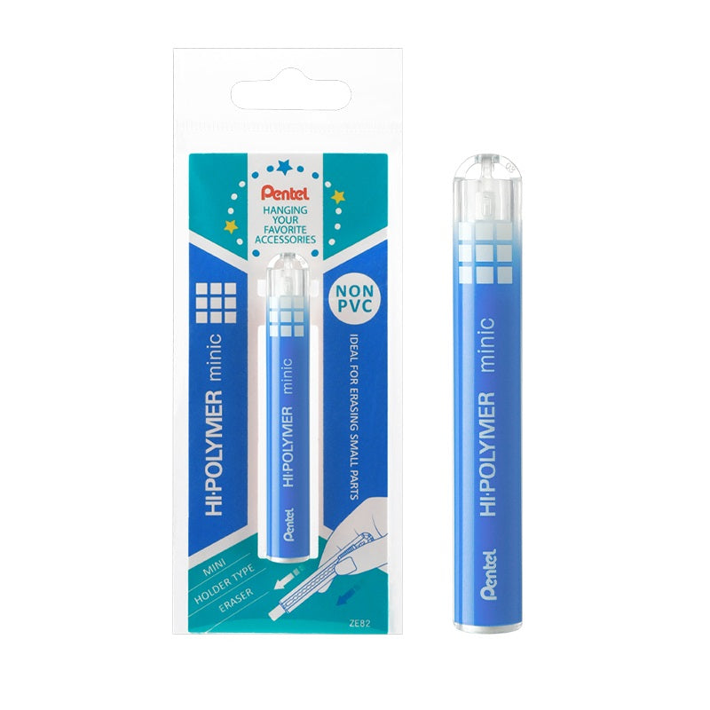 Pentel Hi-Polymer Minic Eraser Slide 5 Pack