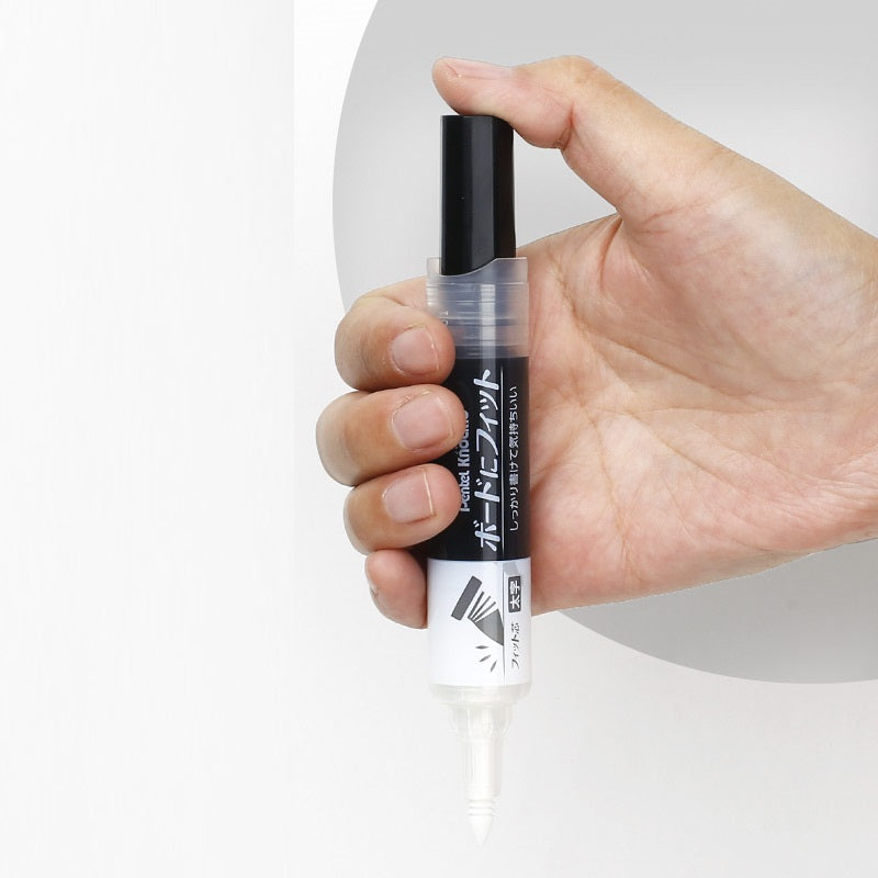 Pentel Knockle Whiteboard Markers, 6-Color Set, 3-6.5mm Tips