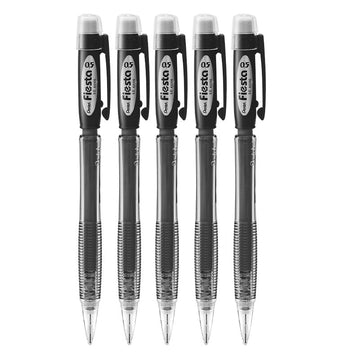 Pentel Fiesta Mechanical Pencil AX105 0.5mm 5 Pack