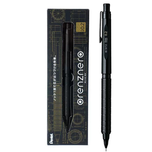 Pentel Orenz Nero Mechanical Pencil Set - 0.2mm/0.3mm/0.5mm