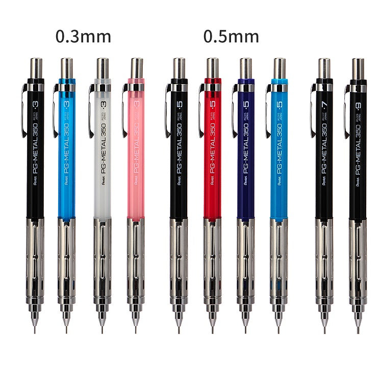 Pentel PG-METAL 350 Mechanical Pencil 0.3mm/0.5mm