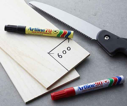 Artline 70,Permanent Marker,Aluminum Barrel,1.5mm Bullet Tip,12 Pack