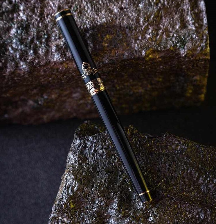 Picasso Knight Fountain Pen Gift Set Fine Nib Brass Pen Alloy Base - TTpen