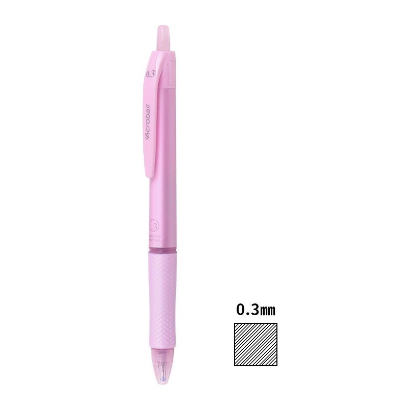 2pcs Pilot Acroball T Series Black Ballpoint Pen 0.3mm/0.5mm/0.7mm