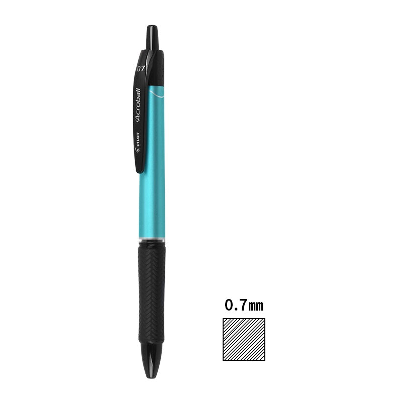 2pcs Pilot Acroball T Series Black Ballpoint Pen 0.3mm/0.5mm/0.7mm