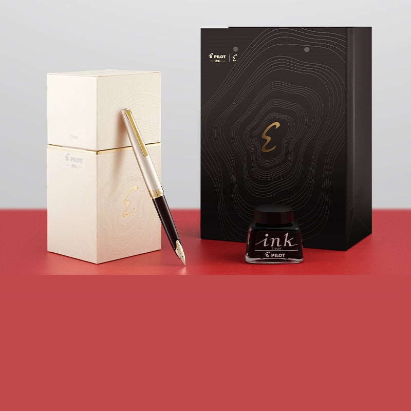 Pilot Elite E95S Fountain Pen with Ink Gift Box 14k Gold Nib