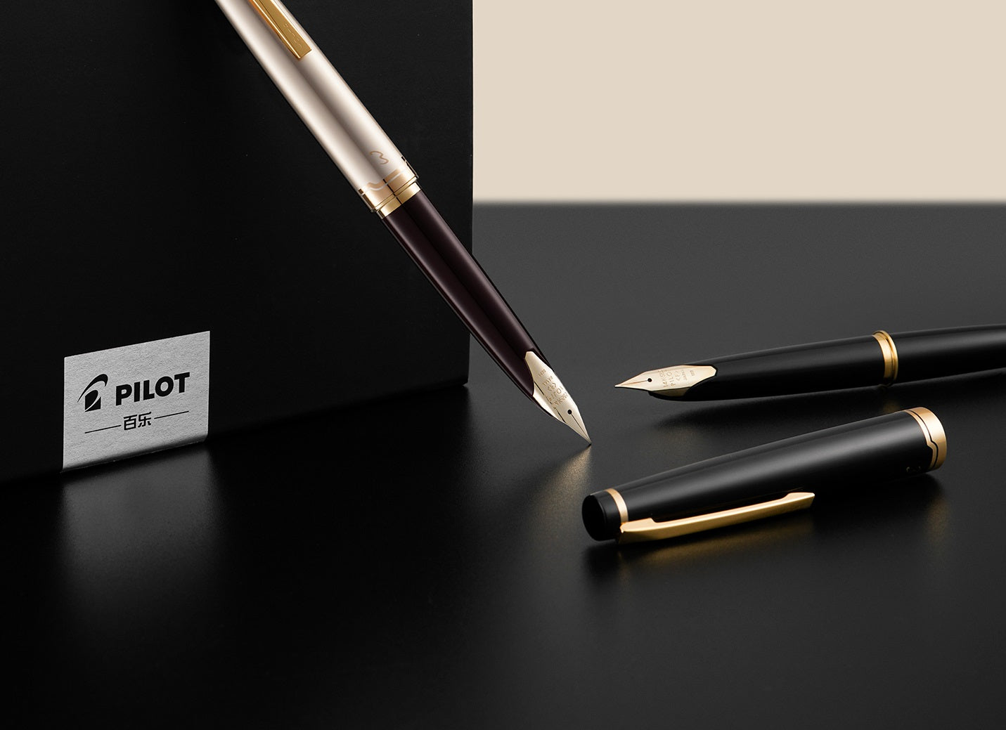 Pilot Elite E95S Fountain Pen with Ink Gift Box 14k Gold Nib