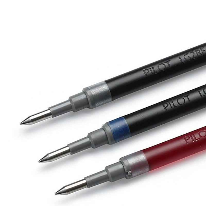 Pilot G2 Gel Pen Refill - 0.5mm/0.7mm - Black/Blue/Red - Pack of 12
