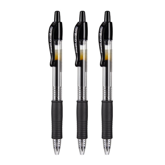 Pilot G2 Retractable Gel Pens- 0.7mm 3 Pack