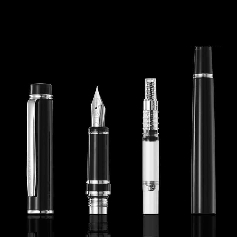 PILOT Grance Fountain Pen,Silver Alloy Fine Nib