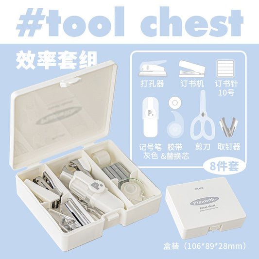 Planwith Mini Portable Office Efficiency Tool Chest Kit - 8in1