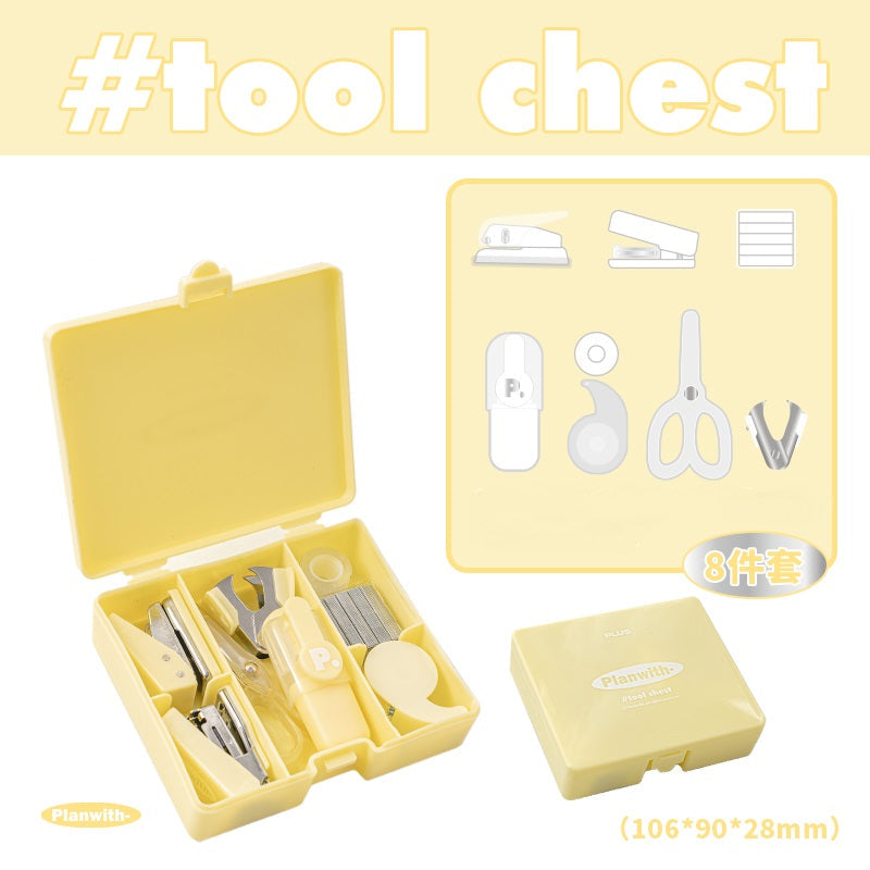 Planwith Mini Portable Office Efficiency Tool Chest Kit - 8in1