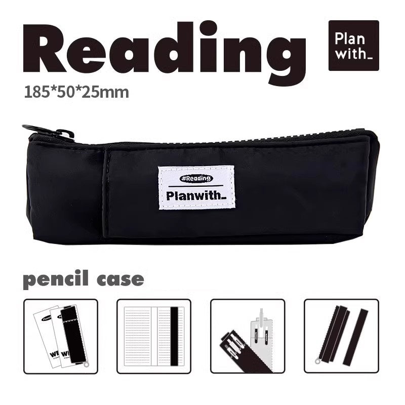 Planwith Pen Pouch Elastic Strap for Notebook Attachment Bookmark