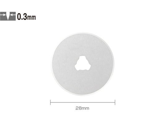 OLFA 28mm Rotary Cutter Replacement Blades RB28-2 Pack