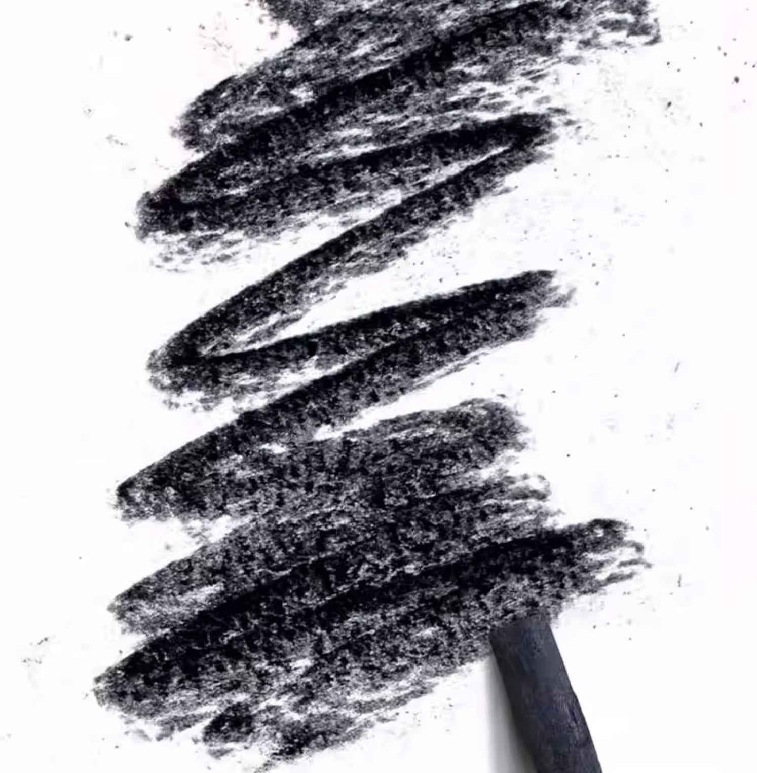 REMSONG Willow Charcoal Sticks 4-5mm for Drawing,25 Pack