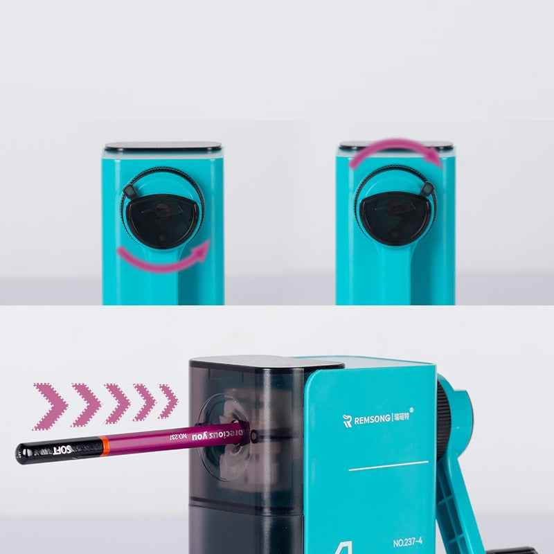 REMSONG 4TH Manual Charcoal Pencil Sharpener for Sketching