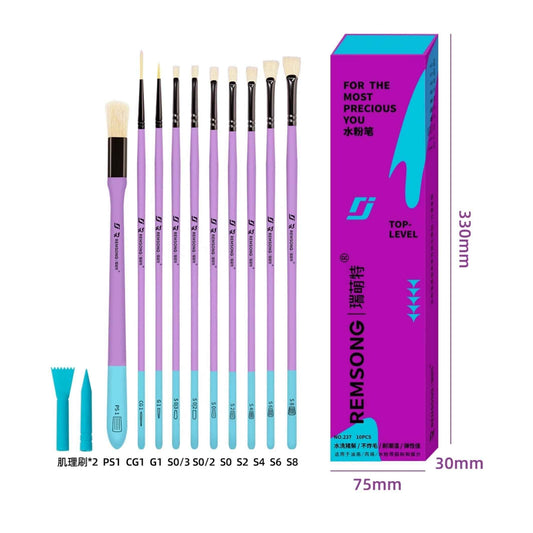 REMSONG Watercolor Brushes Professional Set 10 Pack