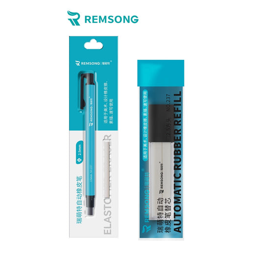REMSONG Pen Style Eraser with Refills,Square & Round Tip