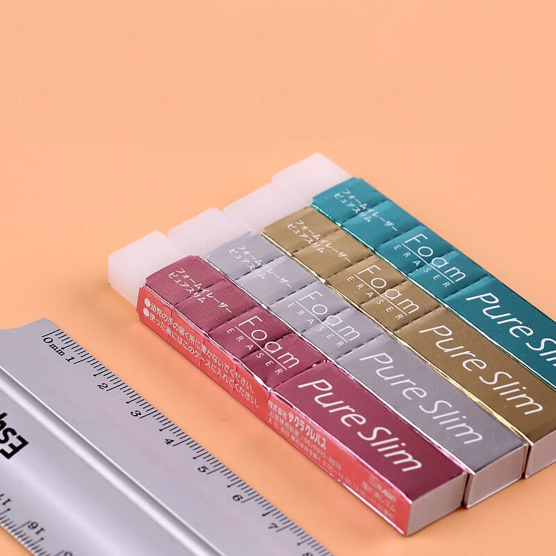 Sakura Craypas RFWPS-4P Eraser, Pure Slim, 4 Colors