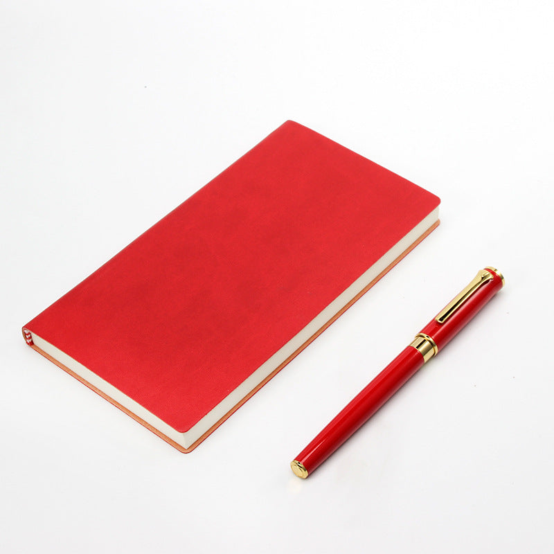 Metal Ballpoint Pen with A6 Pocket Notebook Journal