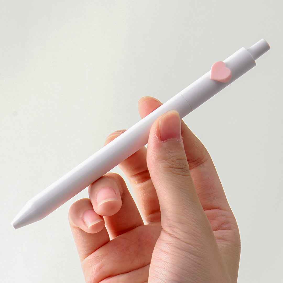 KACO Right Choice Gel Pen 0.5mm Black Ink 6 Pink Set