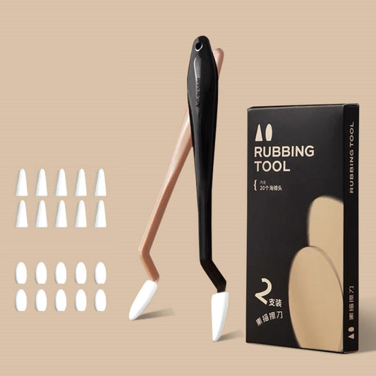 Kasimir 2-Brush Rubbing Tool Kit with 20 Heads for Precise Sketching
