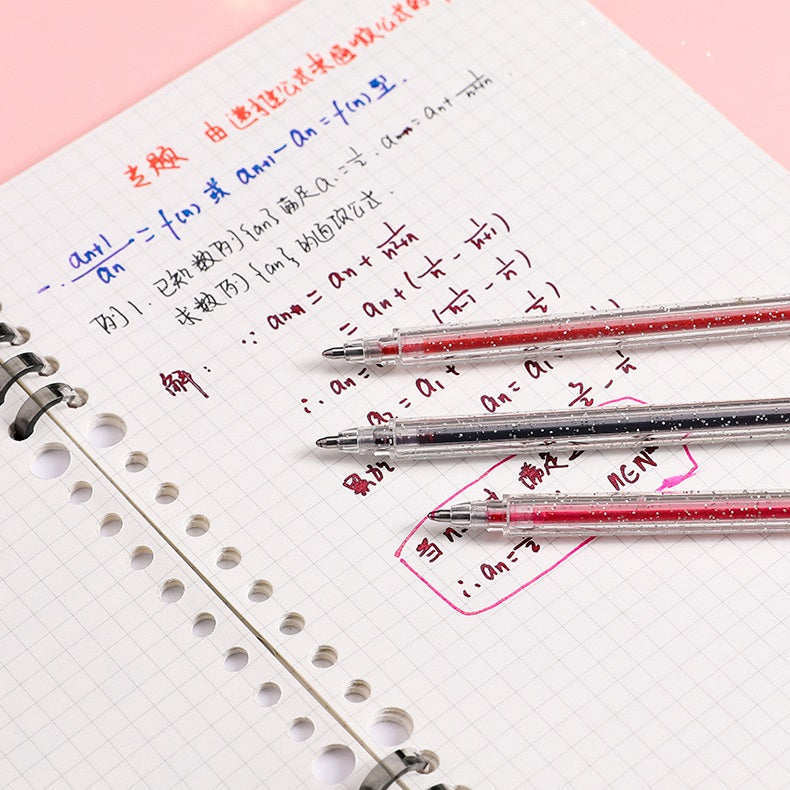 8/12/18 Color Glitter Gel Pens 1.0MM